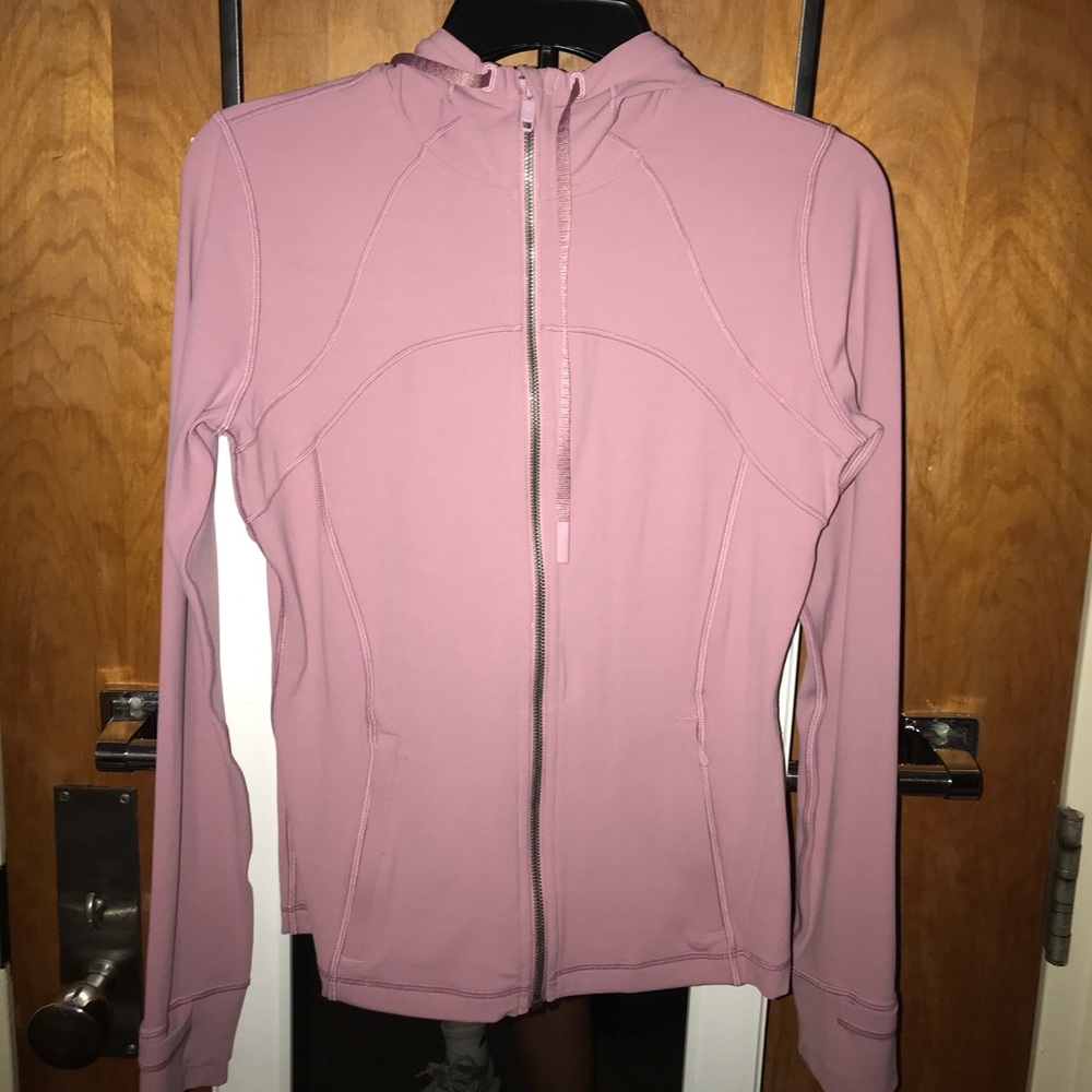 Lululemon Pink zip-up Hooded Define Jacket Nulu
